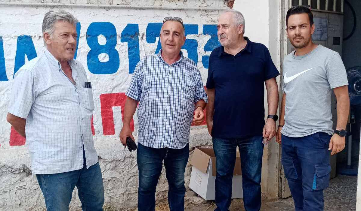 Στην ύπαιθρο αντιπροσωπεία της ΔΕΕΠ ΝΔ Λάρισας – Οι εκτιμήσεις για τον πρωτογενή τομέα (φωτ.)