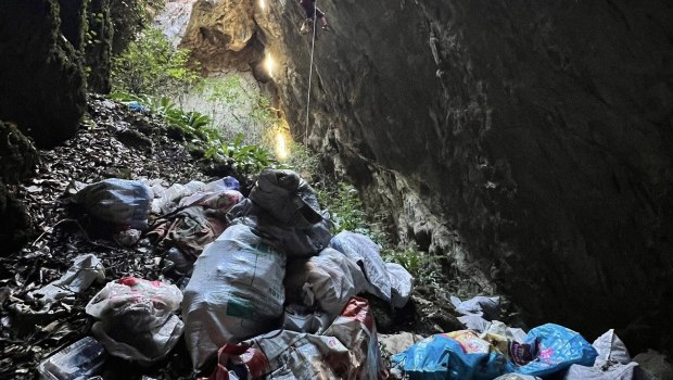 Κτηνωδία στο Πήλιο: Πέταξαν κουτάβια σε γκρεμό – Σώθηκε μόνο ένα