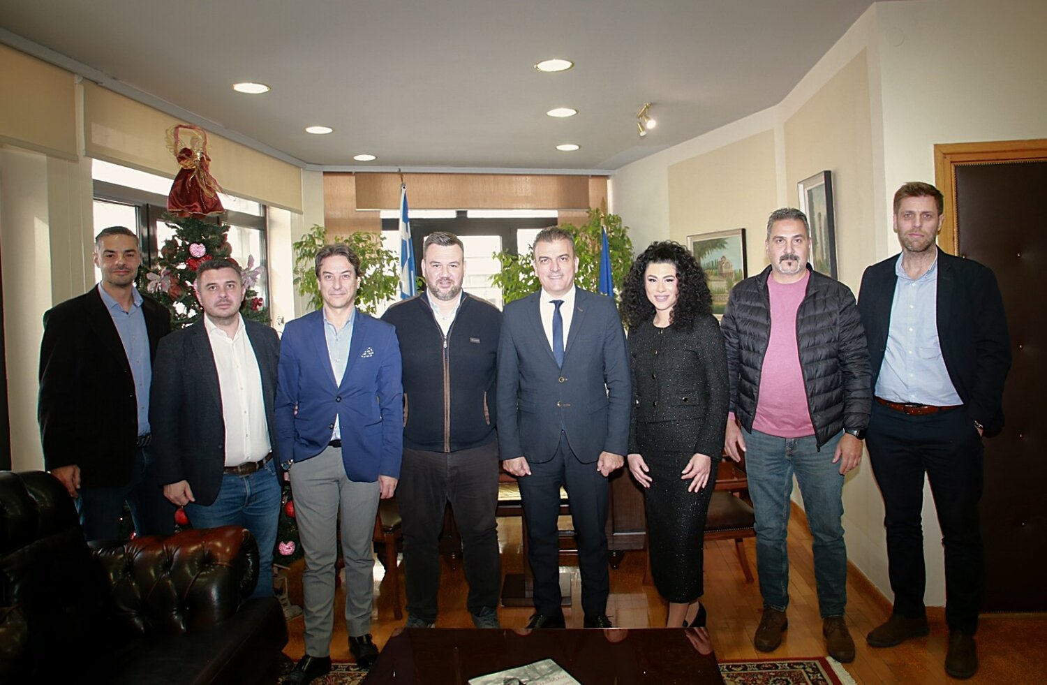 Ο Δημήτρης Παπαλέξης στον Δήμαρχο Λαρισαίων