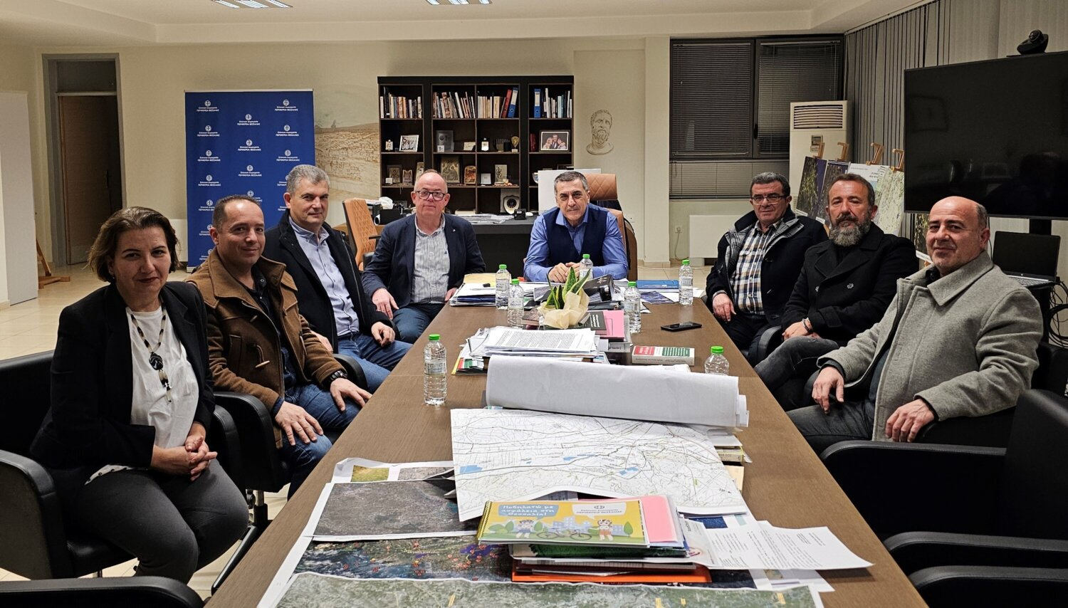 Συνάντηση Χρήστου Γιακουβή με τον περιφερειάρχη Θεσσαλίας Δημήτρη Κουρέτα