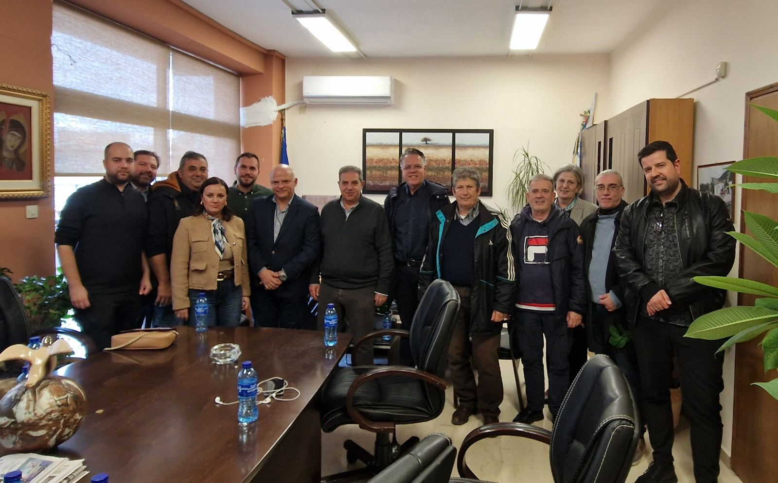 Γουργιώτης στα Φάρσαλα: Θέλουμε ένα Επιμελητήριο δίπλα σε κάθε δυσκολία του μικρομεσαίου επιχειρηματία (φωτ.)