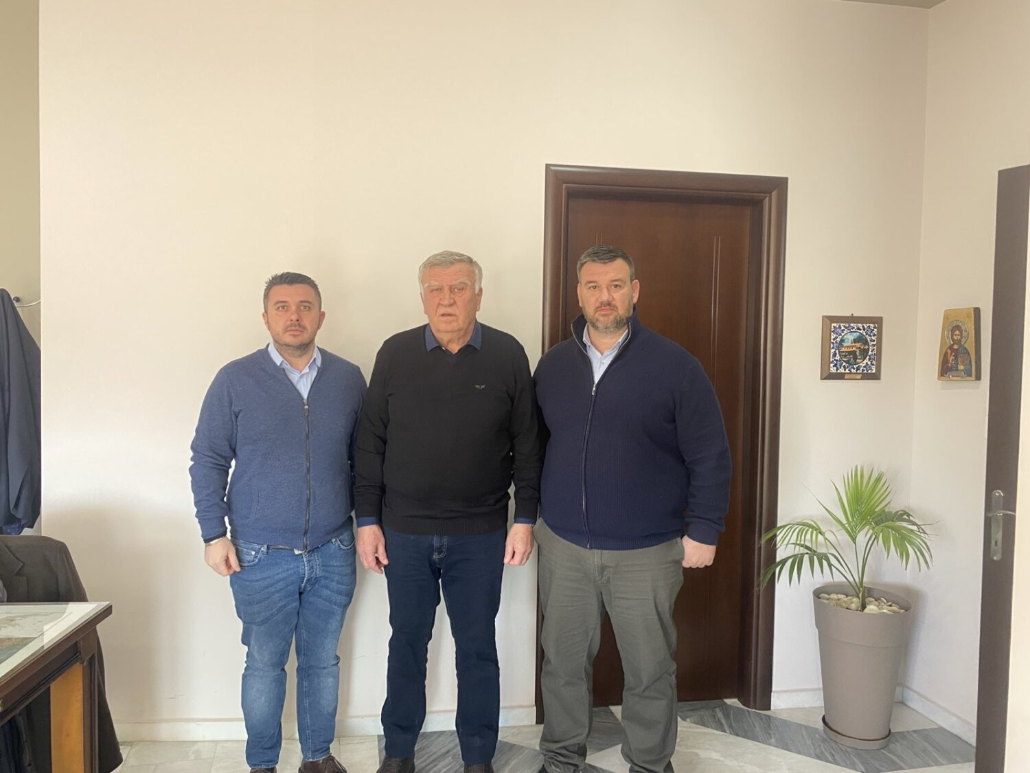 Στον δήμαρχο Κιλελέρ Θανάση Νασιακόπουλο ο Δημήτρης Παπαλέξης
