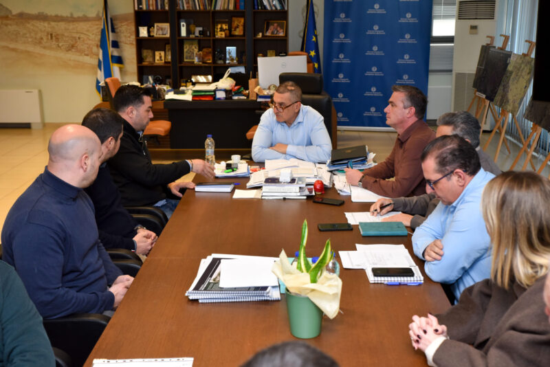 Συνάντηση του Περιφερειάρχη Θεσσαλίας Δημ. Κουρέτα με τη Διοίκηση του Γεωπονικού Συλλόγου Ν. Λάρισας