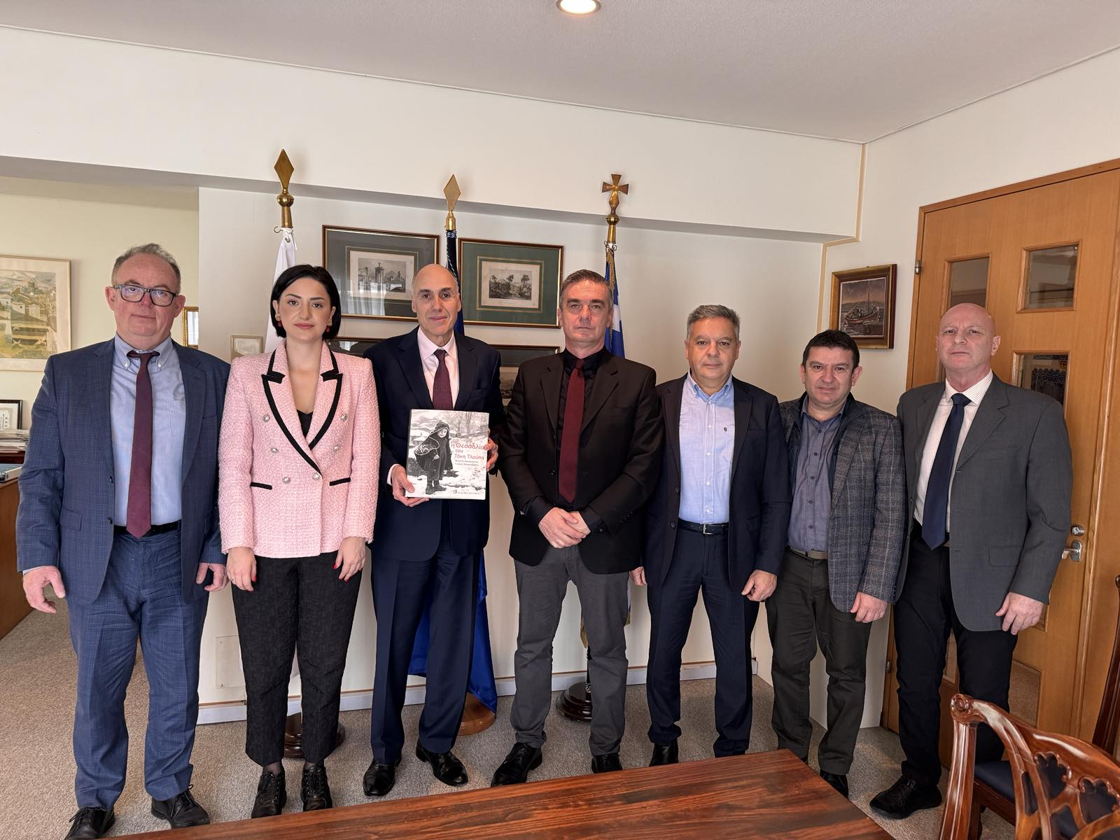Επίσκεψη εργασίας αντιπροσωπίας της Περιφέρειας  Θεσσαλίας στην Ελληνική Πρεσβεία, στο Τόκιο (φωτ.)
