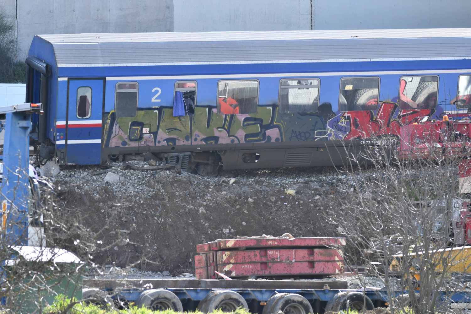 Τέμπη: Στον εισαγγελέα η δικογραφία για την αλλοίωση στον χώρο του δυστυχήματος